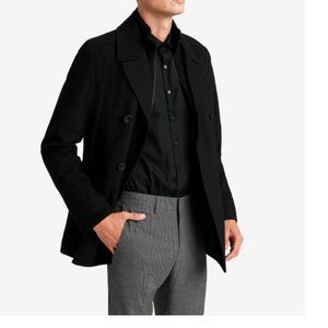 Kenneth Cole Men's Double Breasted Wool Peacoat XL